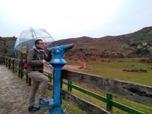 Típico visitante del parque, o sea, yo