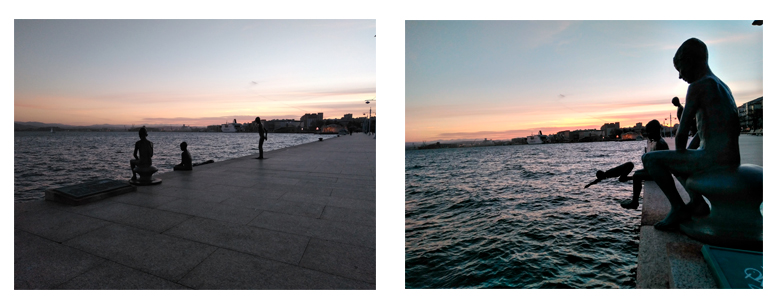 Homenaje a los raqueros en Santander