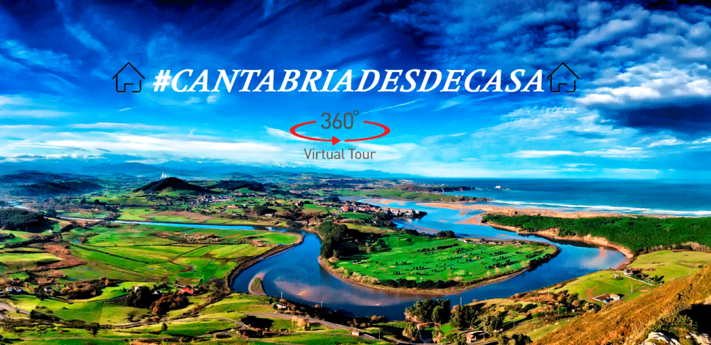 Desembocadura del río Pas desde el monte La Picota (Liencres)