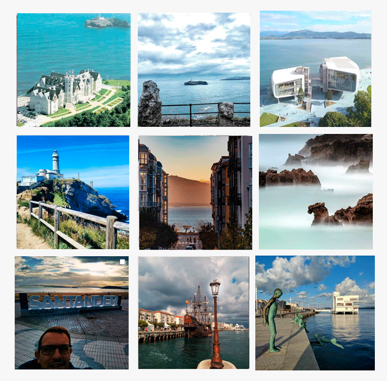 Santander en Instagram